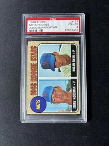 1968 Topps #177 Mets Rookies Jerry Koosman / Nolan Ryan PSA 4 - Picture 1 of 2