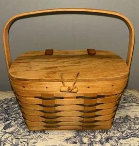 Longaberger Heartland Small Purse Basket 1997 Vintage - Signed - Picture 1 of 6