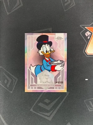 2024 Topps Chrome Disney 100 Years Scrooge Mcduck /399 - Image 1 of 2