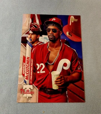 Фотография Эндрю Маккатчена 2020 Topps серия 2 No467 SP вариация Uncle Larry - Изображение 1 из 2