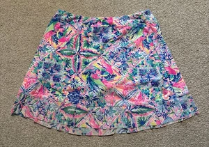 Lilly Pulitzer Luxletic Meryl Azelie Skort Dancing On The Deck Colorful Women XS - Picture 1 of 10