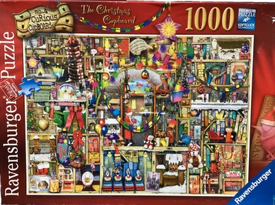 Ravensburger 1000pc Christmas Cupboard by Colin Thompson 2015 jigsaw puzzle Tear - Image 1 of 4