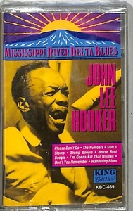 John Lee Hooker - Mississippi River Delta Blues Sealed Cassette Tape KBC-469 - Picture 1 of 2