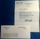 1973 Senator Hubert Humphrey Personal Letter Original Free Frank Envelope No COA