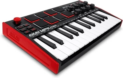 Akai Professional USB MIDI Keyboard Controller 25Tasten Drum Pad Musikproduktion - Bild 1 von 4
