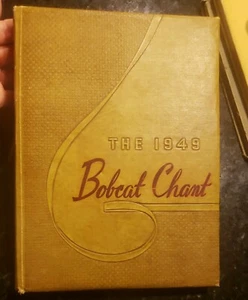 1949 REFUGIO HIGH SCHOOL YEARBOOK REFUGIO, TEXAS THE BOBCAT CHANT VOLUME 4 - Picture 1 of 9