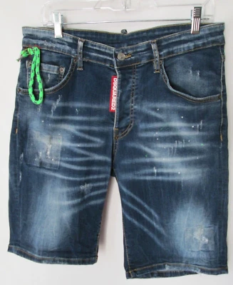 Calzoncillos boxer DSQUARED2 para hombre destrozados blanqueadores talla 50 (32") x 10 denim desgastado Foto 1 de 4