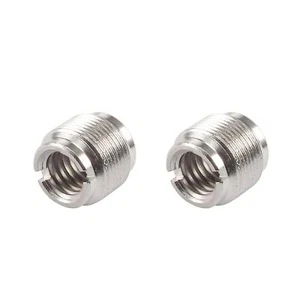 3/8" Femelle à 5/8" Mâle Fileté Vis Adaptateur Pour Microphone Pied Fer 2Pcs - Photo 1 sur 4