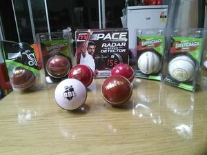 MJ Pace Radar Speed Detector + 8 Cricket Balls Lot - New - Free Post - Picture 1 of 13