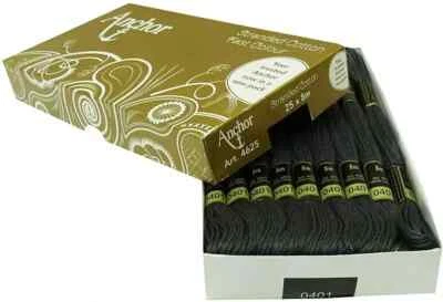 Anchor Threads Cross Cotton Thread Hand Embroidery Floss Stitch Stranded Gray - Image 1 of 4