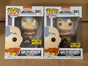 Funko Pop! Avatar Aang On Airscooter Hot Topic Exclusivo GITD Chase Combo - Imagen 1 de 7