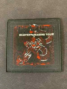 TRIVIUM DEADMEN AND DRAGONS TOUR LOGO SEW OR IRON ON PATCH OFFICIALLY LICENSED - Picture 1 of 7