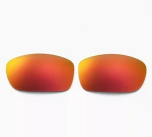 Neu WL polarisierte feuerrote Ersatzgläser für Oakley Fives quadratische Sonnenbrille - Bild 1 von 5