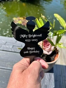 Gedenktafeln Geschenke mit Pfahlmarkierung Grab personalisiert für Garten draußen - Bild 1 von 5
