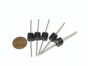 5 Pieces Switching Schottky Rectifier Diode 400v 6a 12v 5v 6 amp axial 1kv B13 - Picture 1 of 1