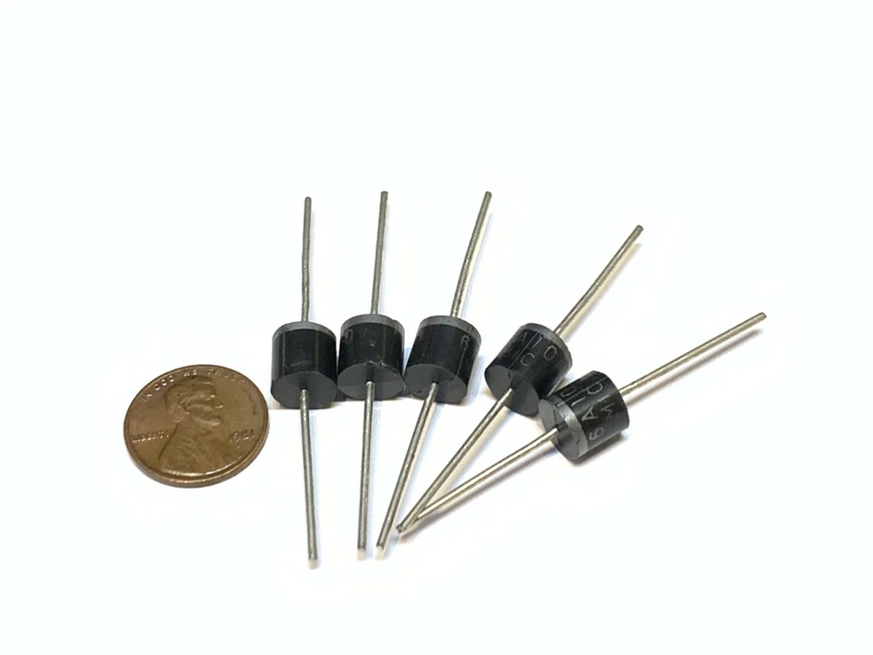 ENDLESSPARTS 5 Pieces Switching Schottky Rectifier Diode 400v 6a 12v 5v 6 amp axial 1kv B13