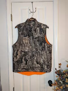 Magellan Outdoors Reversible Camo Realtree Zip Up Hunting Vest L - Picture 1 of 6