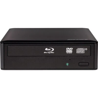 Buffalo BRXL-16U3 16x Blu-ray DVD CD Writer Video Upscale BD-R/RE Optical Drive - Image 1 of 2