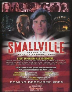 Smallville Season 5 Official Inkworks Sellsheet Sell Sheet - Picture 1 of 2
