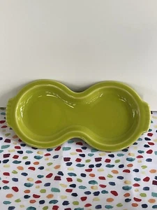 Fiestaware Lemongrass Figure 8 Tray Fiesta Small 10 inch Green Serving Tray - Picture 1 of 5