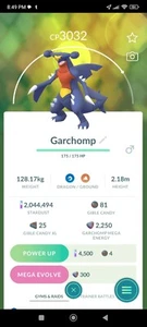 Pokémon Go - Garchomp selten 3000 CP - Bild 1 von 2