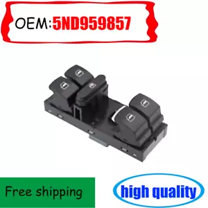 5ND959857 Power Window Master Switch Control Button For VW Tiguan Golf Passat CC - Picture 1 of 8
