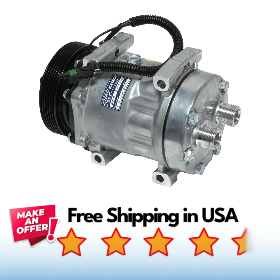 Compresor aire acondicionado apto para Jeep Cherokee 1991-1993, Jeep Comanche 1991-1992 Foto 1 de 1