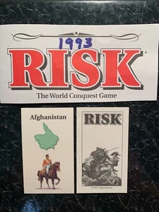 Risk 1993 AFGHANISTAN Cavalry Card Replacement Game Piece Parker Brothers - Picture 1 of 2