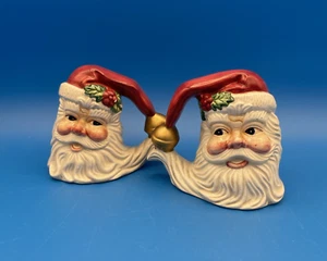 Fitz & Floyd Salt Pepper Shaker Hand Crafted Omnibus Santa Claus Home Decoration - Picture 1 of 10