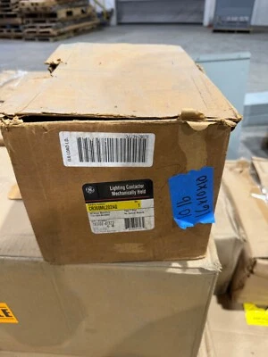 GE CR360ML292AG 2 Pole Lighting Contactor MECHANICALLY HELD 1 Enclosure 20 Amp - Image 1 of 4