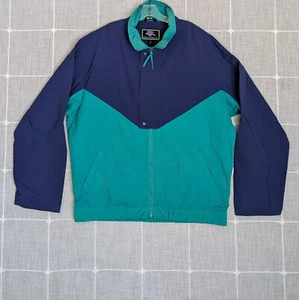 Vintage Field Stream Gordon & Ferguson Mens Large Tall Jacket Green Blue Zip - Picture 1 of 17