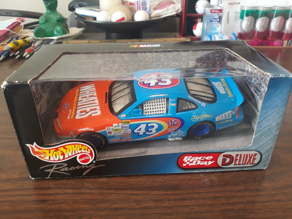 1 NASCAR DIECAST 1 : 24. ORIGINAL ITEM IN THE BOX WHEATIES 43 LEGENDS OF RASING  - Image 1 of 4