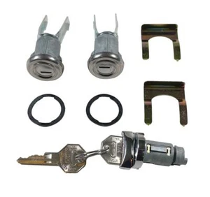 55 56 57 Chevy Door & Ignition Lock Set Long Pawl 1955 1956 1957 Chevrolet New - Bild 1 von 3