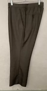 Billy London UK Dress Pants,Mens,34x25.5,Brown,Plaid,Flat Front Slacks,Preppy - Bild 1 von 11