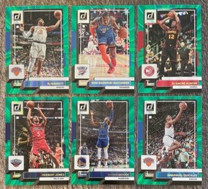 2022-23 Donruss NBA Basketball GREEN LASER HOLO Pick & Complete Your Set