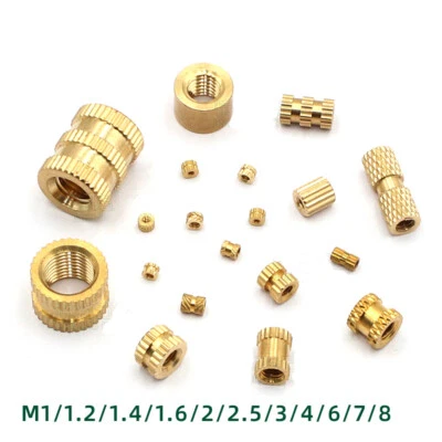 Einpressmutter Einschlagmutter M1/1.2/1.6/2/3/4/5/6 Rändelmutter Gewindeeinsatz - Bild 1 von 4