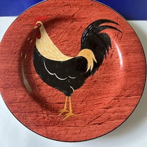 COUNTRY QUARTET ROOSTER (1)PLATE-WALL Decor/ BRANDON HOUSE/WARREN KIMBLE/SAKURA - Picture 1 of 5