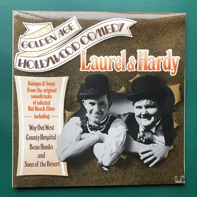 Laurel and Hardy GOLDEN AGE OF HOLLYWOOD COMEDY Film Soundtracks LP Hal Roach UA - Image 1 of 4
