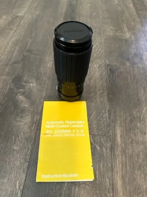 KALIMAR MC Auto Zoom 1:3.9 80-200mm 55 Lens K87137265 Macro F3.9 with Manual - Image 1 of 4