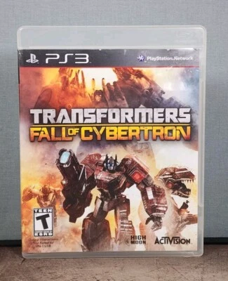 Transformers: Fall of Cybertron (Sony PlayStation 3, PS3, 2012) TESTED WORKING  - Image 1 of 4