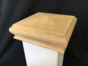 Solid Oak Newel Cap, Fence Post, Stair Parts