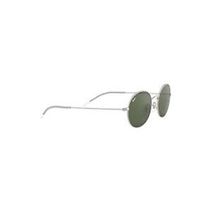 Ray-Ban RB3594 911671 Round Silver w/Green Lens Sunglasses | Unisex