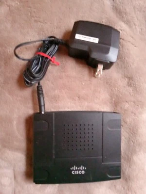 LINKSYS CISCO EZXS55W 10/100 5-Port Workgroup Fast Ethernet Switch + Power Cord - Image 1 of 2