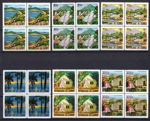 Guinea 1967 compl. Landscape Scenic set in blocks of 4 SG #603-608 clean MNH OG - Picture 1 of 1