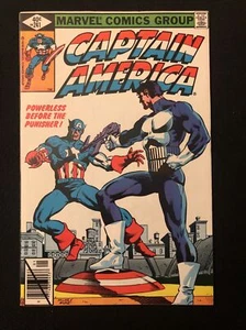 CAPTAIN AMERICA 241 9.0 PUNISHER COVER APPEARANCE DIRECT EDITION MARVEL 1979 WY - Picture 1 of 3