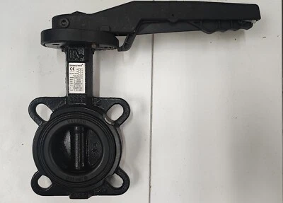 Honeywell Butterfly Valve - Model V5421C1049 with hand lever/wormgear - Photo 1/4
