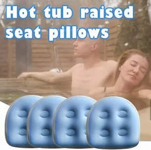 4pcs Spa and Hot Tub Booster,Seat Inflatable Bathtub Cushion oft Spa Cushion~ - Picture 1 of 23