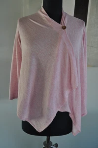 HIP Sweater Girls size Large Asymetrical Light Pink USA Made - Picture 1 of 7