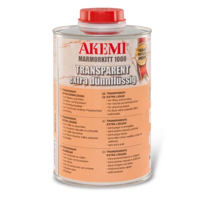 AKEMI Marmorkitt 1000 Transparent extra dünnflüssig 900 ml - Bild 1 von 4