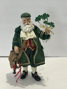 Vintage Fabriche KSA Kurt Adler Collectibles Celtic Irish Santa Clause Musical - Bild 1 von 9
